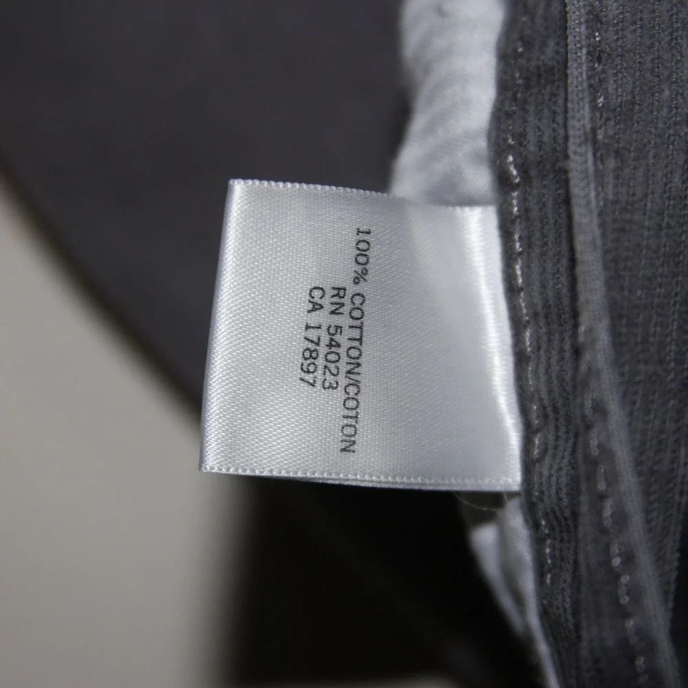 Banana Republic Corduroy Pants Mens‎ 32 Gray Straight Fit Casual Cotton Business